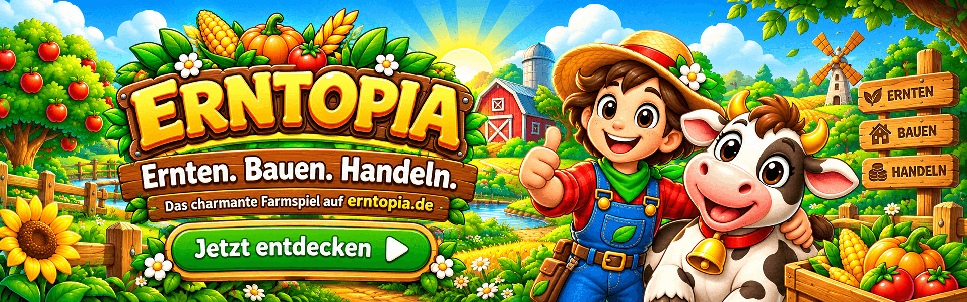 Erntopia — Farmspiele Browsergame